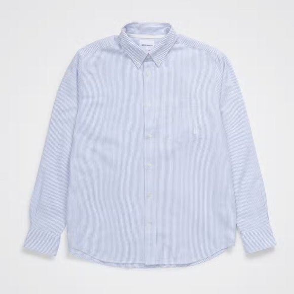 ALGOT OXFORD MONOGRAM SHIRT - Picture 1 of 5